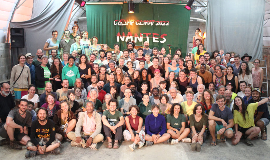 Photo de groupe Camp climat Nantes 2022