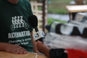 Interview d'un membre d'Alternatiba au Camp Climat de Nantes
