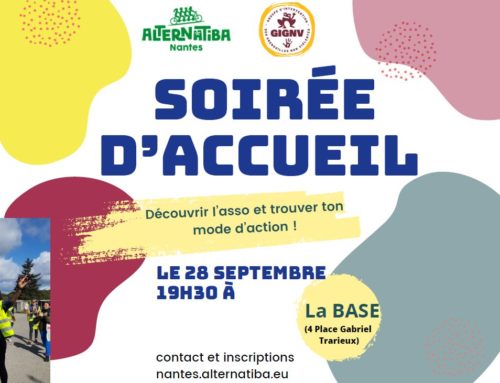 Soirée d’accueil le 28 Septembre à la BASE